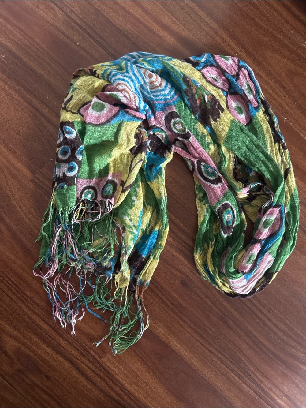 Multicolor Floral Pattern Lightweight Women's Scarf